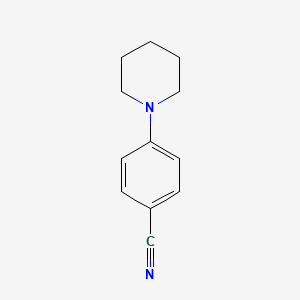 4-(Piperidin-1-yl)benzonitrile chemical structure (CAS 1204-85-9)