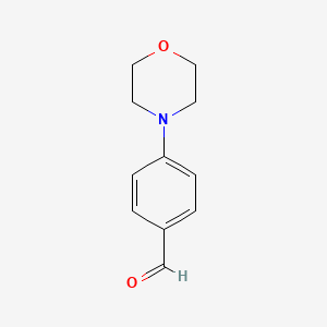 4-Morpholinobenzaldehyde chemical structure (CAS 1204-86-0)