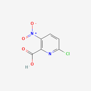 6-Chloro-3-nitropicolinic acid chemical structure (CAS 1204400-58-7)