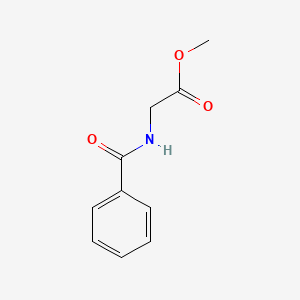 Methyl 2-benzamidoacetate chemical structure (CAS 1205-08-9)