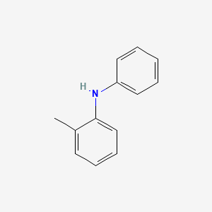 2-Methyl-N-phenylaniline chemical structure (CAS 1205-39-6)