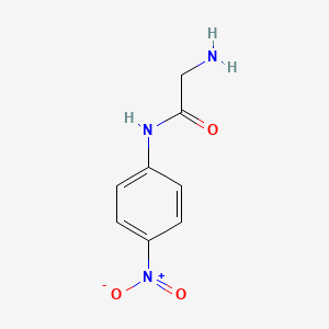 2-Amino-N-(4-nitrophenyl)acetamide chemical structure (CAS 1205-88-5)