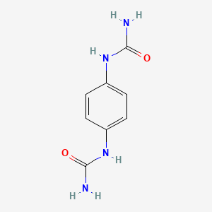 1,1'-(1,4-Phenylene)diurea chemical structure (CAS 1205-90-9)