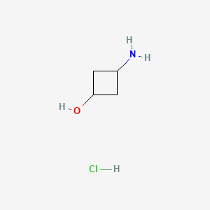 trans-3-Aminocyclobutanol hydrochloride chemical structure (CAS 1205037-95-1)