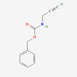 Benzyl prop-2-yn-1-ylcarbamate chemical structure (CAS 120539-91-5)