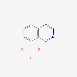 8-(Trifluoromethyl)isoquinoline chemical structure (CAS 120568-10-7)