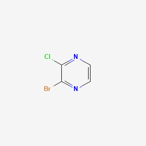 2-Bromo-3-chloropyrazine chemical structure (CAS 1206250-01-2)