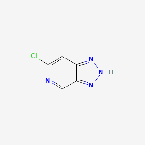 6-Chloro-3H-[1,2,3]triazolo[4,5-c]pyridine chemical structure (CAS 120641-09-0)