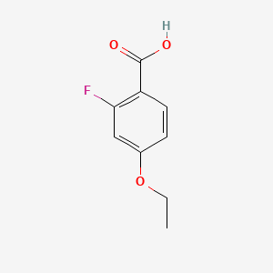 4-Ethoxy-2-Fluorobenzoic acid chemical structure (CAS 1206593-29-4)