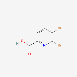 5,6-Dibromopicolinic acid chemical structure (CAS 1206679-66-4)