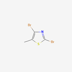 2,4-Dibromo-5-methylthiazole chemical structure (CAS 1206708-88-4)