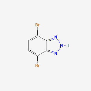 4,7-Dibromo-2H-benzo[d][1,2,3]triazole chemical structure (CAS 1206717-00-1)