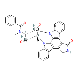 N-((5S,6R,7R,9R)-6-Methoxy-5-methyl-14-oxo-6,7,8,9,15,16-hexahydro-5H,14H-17-oxa-4b,9a,15-triaza-5,9-methanodibenzo[b,h]cyclonona[jkl]cyclopenta[e]-as-indacen-7-yl)-N-methylbenzamide chemical structure (CAS 120685-11-2)