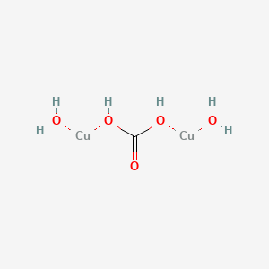 Basic copper carbonate chemical structure (CAS 12069-69-1)