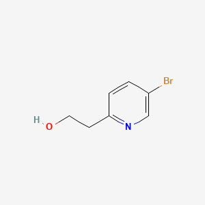 2-(5-Bromopyridin-2-yl)ethanol chemical structure (CAS 1206968-77-5)