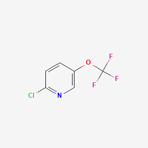 2-Chloro-5-(trifluoromethoxy)pyridine chemical structure (CAS 1206972-45-3)