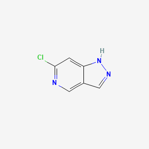 6-Chloro-1H-pyrazolo[4,3-c]pyridine chemical structure (CAS 1206979-33-0)