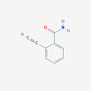 2-Ethynylbenzamide chemical structure (CAS 1207252-50-3)