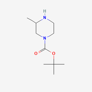 tert-Butyl 3-methylpiperazine-1-carboxylate chemical structure (CAS 120737-59-9)