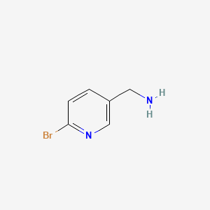 (6-Bromopyridin-3-yl)methanamine chemical structure (CAS 120740-10-5)