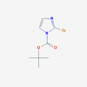 tert-Butyl 2-bromo-1H-imidazole-1-carboxylate chemical structure (CAS 1207457-15-5)