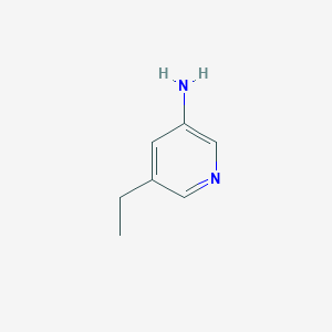 5-Ethylpyridin-3-amine chemical structure (CAS 1207529-93-8)