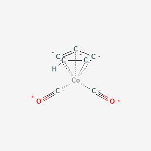 Dicarbonylcyclopentadienylcobalt chemical structure (CAS 12078-25-0)