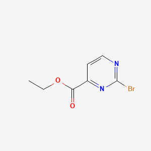 Ethyl 2-bromopyrimidine-4-carboxylate chemical structure (CAS 1207954-85-5)