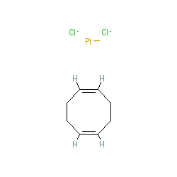 Dichloro(1,5-cyclooctadiene)platinum(II) chemical structure (CAS 12080-32-9)