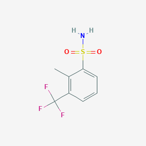 2-Methyl-3-(trifluoromethyl)benzenesulfonamide chemical structure (CAS 1208074-79-6)