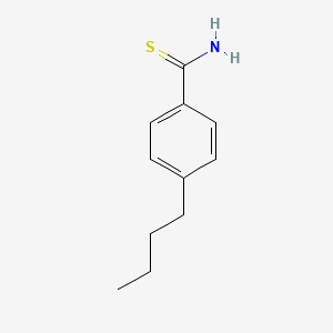 4-Butylthiobenzamide chemical structure (CAS 1208077-46-6)