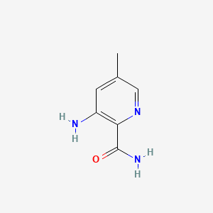 3-Amino-5-methylpicolinamide chemical structure (CAS 1208081-47-3)