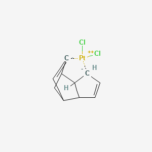 Dichlorodi(cyclopenta-1,3-dien-1-yl)platinate(II) chemical structure (CAS 12083-92-0)