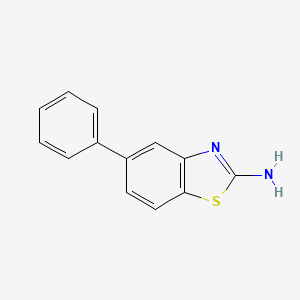 5-Phenylbenzo[d]thiazol-2-amine chemical structure (CAS 1208394-99-3)