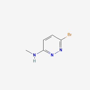 6-Bromo-N-methylpyridazin-3-amine chemical structure (CAS 1208657-07-1)