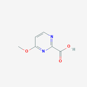 4-Methoxypyrimidine-2-carboxylic acid chemical structure (CAS 1208682-80-7)