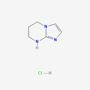 5,6,7,8-Tetrahydroimidazo[1,2-a]pyrimidine hydrochloride chemical structure (CAS 1209264-64-1)