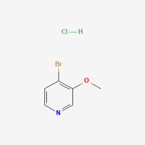 4-Bromo-3-methoxypyridine hydrochloride chemical structure (CAS 1209335-53-4)