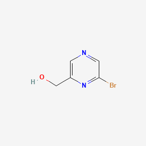 (6-Bromopyrazin-2-yl)methanol chemical structure (CAS 1209458-06-9)