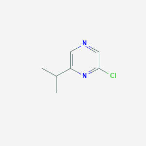 2-Chloro-6-isopropylpyrazine chemical structure (CAS 1209458-27-4)