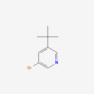3-Bromo-5-(tert-butyl)pyridine chemical structure (CAS 1209458-34-3)