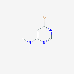 6-Bromo-N,N-dimethylpyrimidin-4-amine chemical structure (CAS 1209458-53-6)