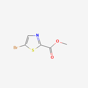 Methyl 5-bromothiazole-2-carboxylate chemical structure (CAS 1209458-91-2)