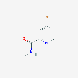 4-Bromo-N-methylpicolinamide chemical structure (CAS 1209459-88-0)