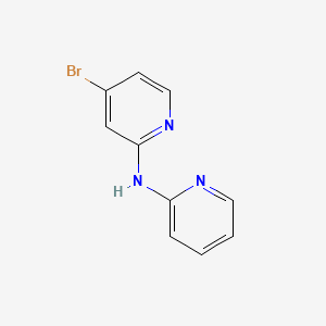 4-Bromo-N-(pyridin-2-yl)pyridin-2-amine chemical structure (CAS 1209459-97-1)