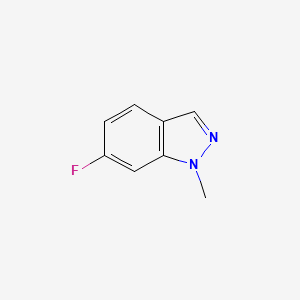 6-Fluoro-1-methyl-1H-indazole chemical structure (CAS 1209534-87-1)