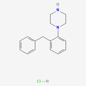 1-(2-Benzylphenyl)piperazine xhydrochloride chemical structure (CAS 120975-06-6)