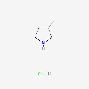 3-Methylpyrrolidine hydrochloride chemical structure (CAS 120986-92-7)