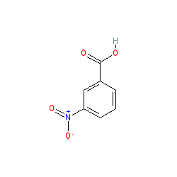 3-Nitrobenzoic acid chemical structure (CAS 121-92-6)
