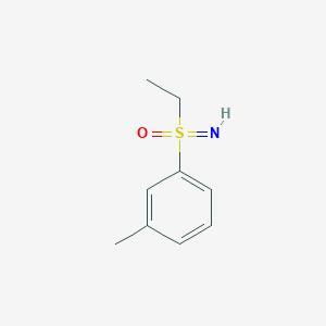 Ethyl(imino)(3-methylphenyl)-lambda6-sulfanone chemical structure (CAS 121034-20-6)